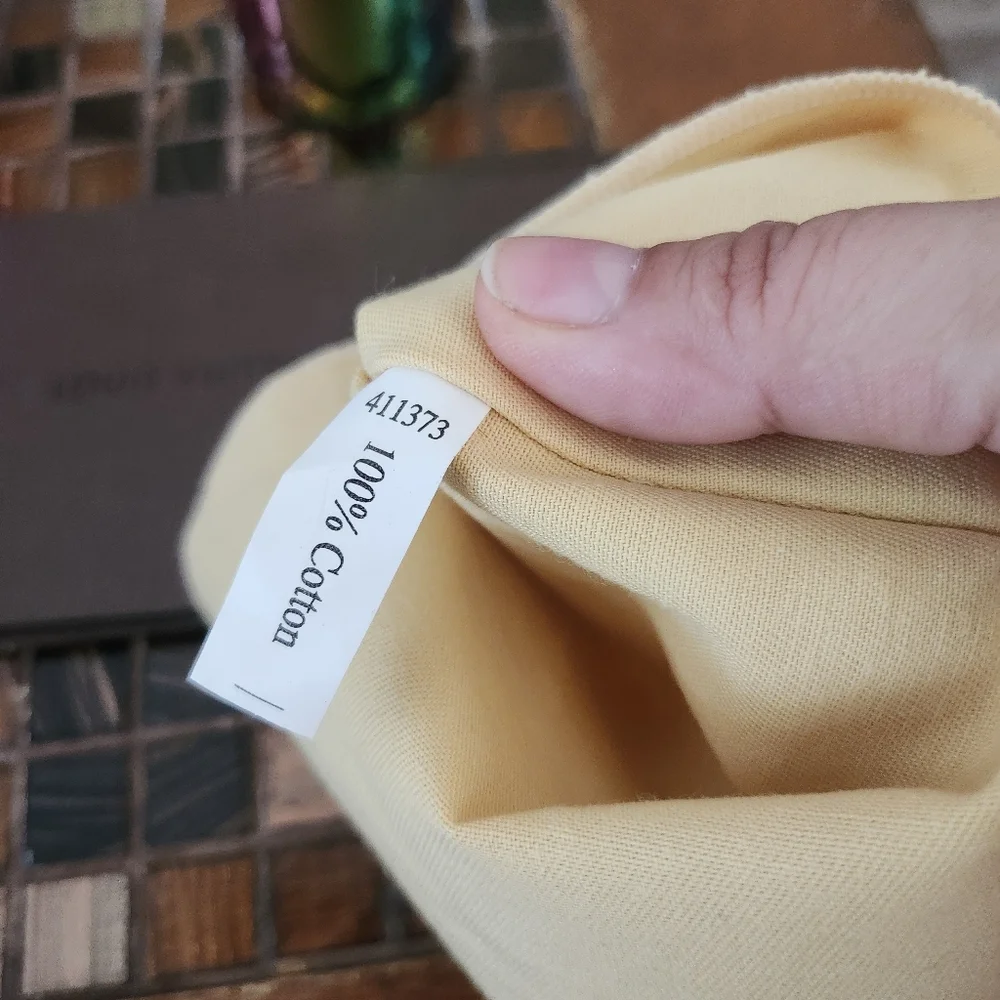 Louis Vuitton Brown Paper Receipt Holder Envelope Folder & small dust bag